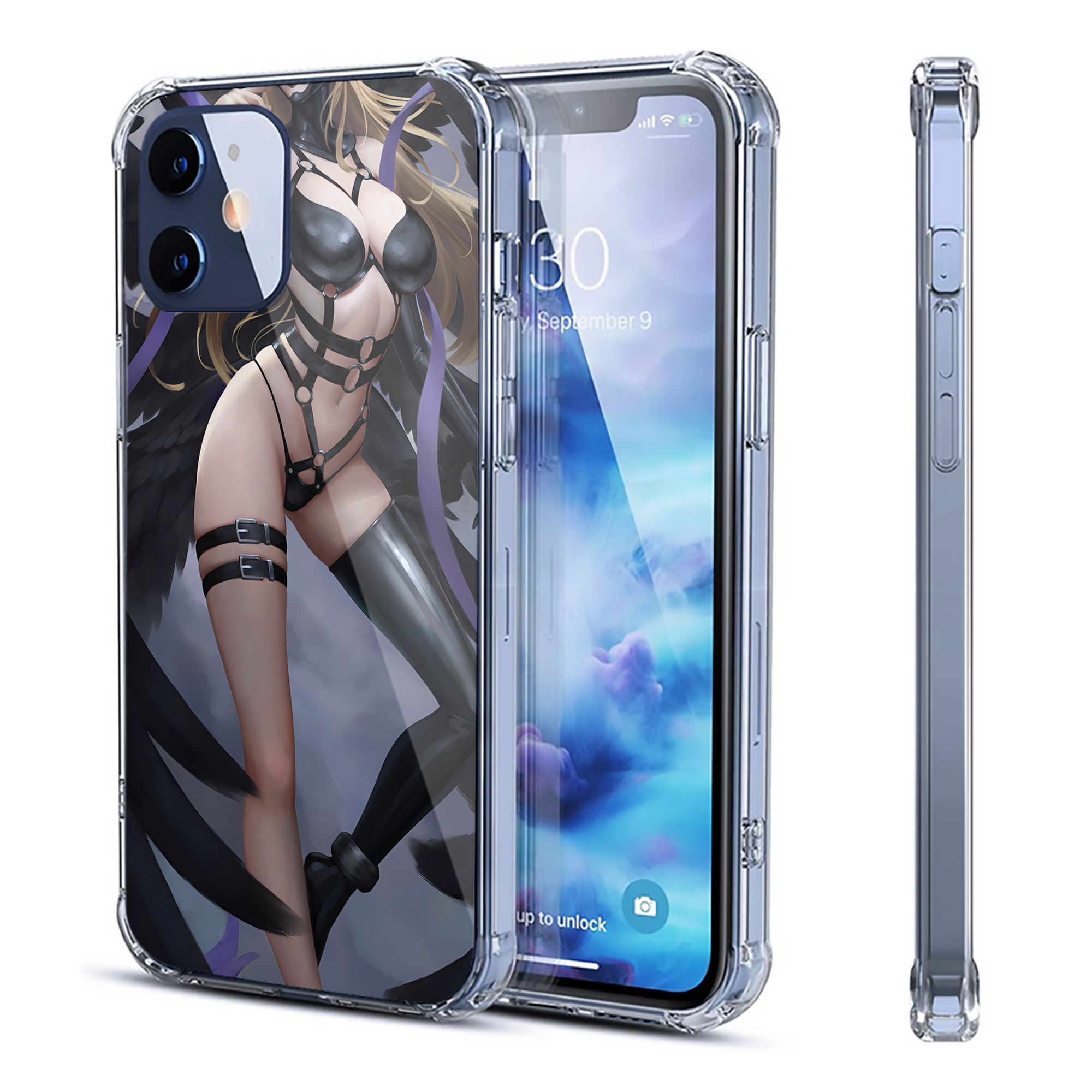 （画像用） Digimon デジタルモンスター/デジモン 【iPhone 12シリーズ対応】透明スマホケース（クリアソフトケース）